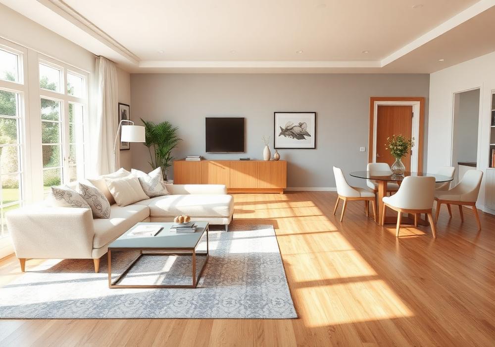 Living room and dining room deep cleaning in Bristol